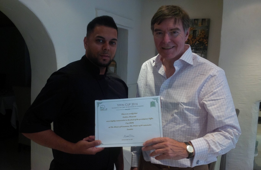 Philip Dunne with Raj Uddin