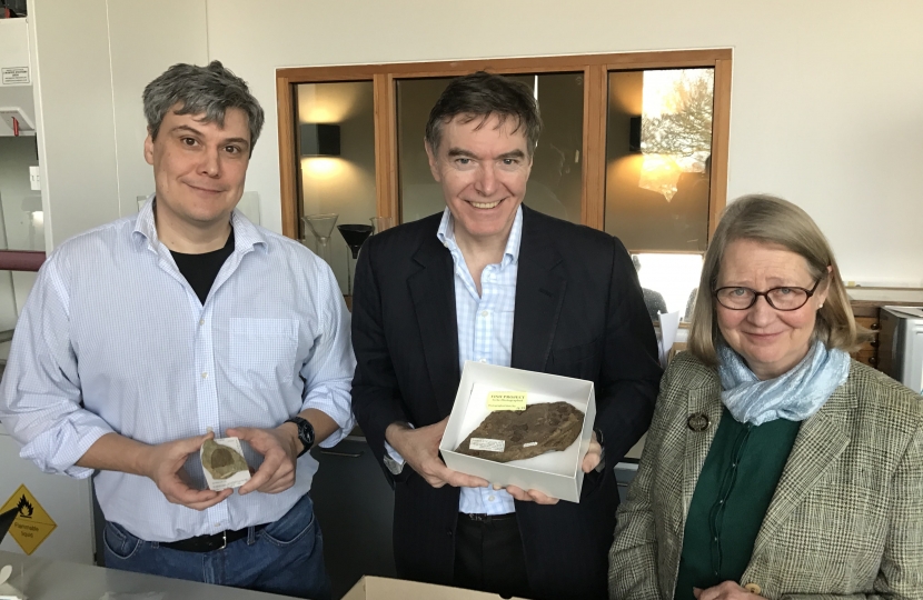 Philip Dunne with Daniel Lockett and Lottie James