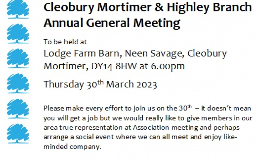 Cleobury AGM 2023