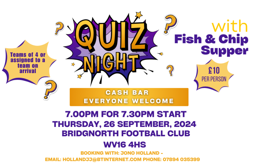 Bridgnorth Quiz