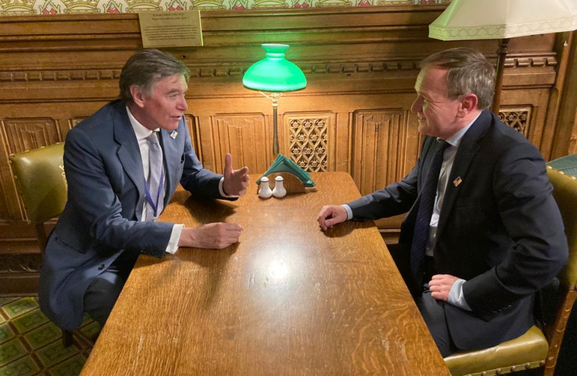 Philip Dunne MP with Defra Secretary of State, George Eustice MP