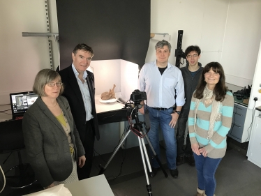 Philip Dunne with Conservators