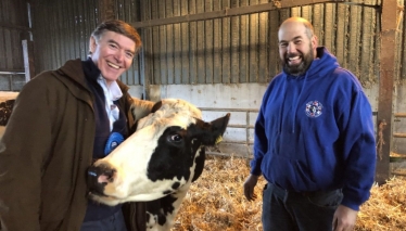 Philip at Dairy Farm