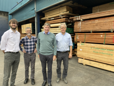 Philip Dunne with Tomos Jones, Ian Makins & Chris Jones